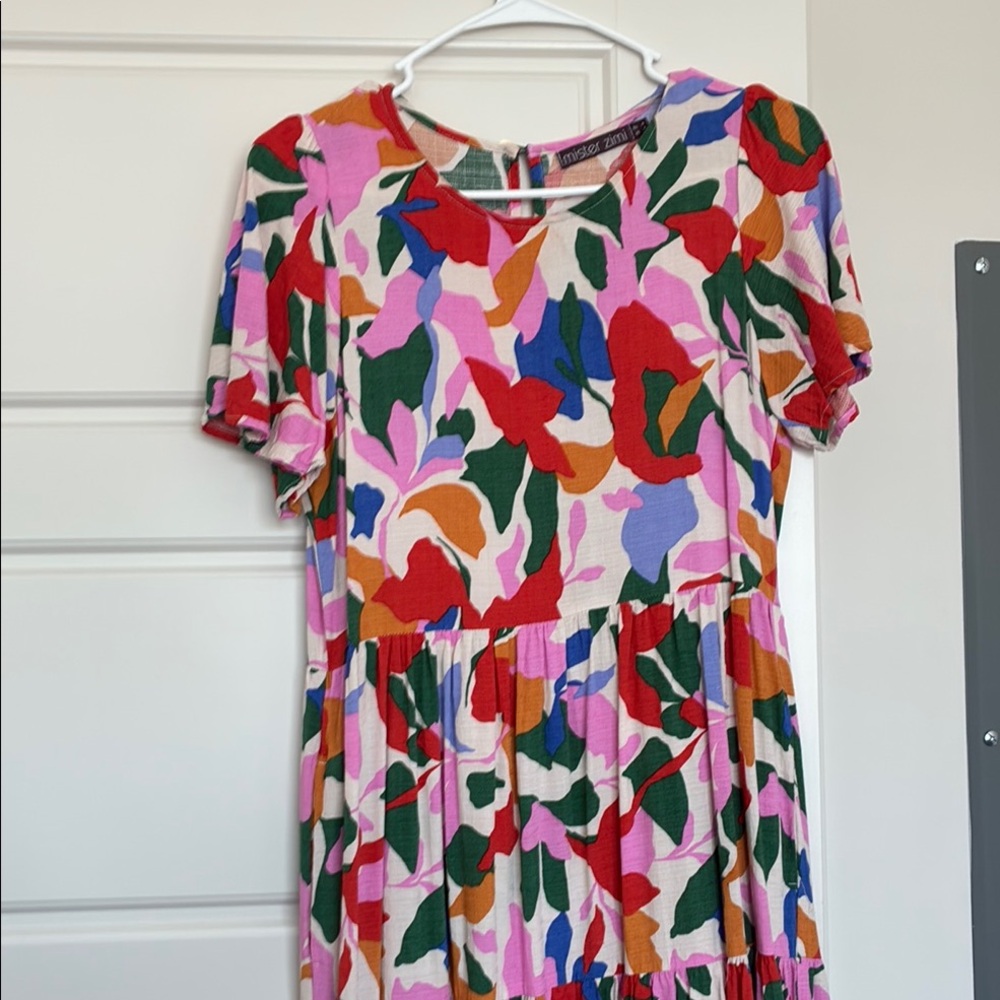 Mister Zimi Colorful Floral Maxi Dress - Picture 2 of 8